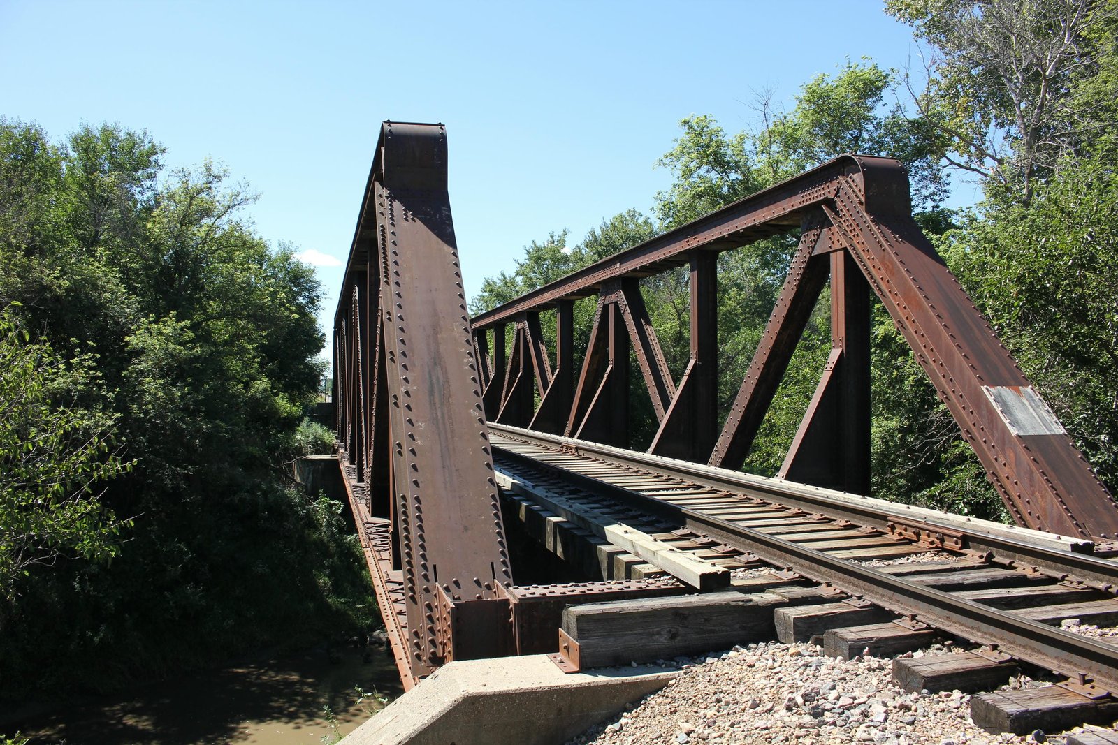 Looking south